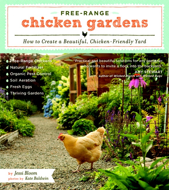 A popular book on Chicken Gardens. I have NOT read this book - I am "judging the book by its cover."